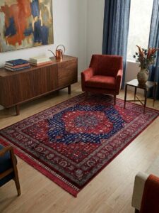 Ahlat Serisi HT04 Kırmızı Geleneksel Motifli Halı